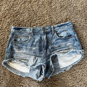 American Eagle Hi-Rise Jean shorts